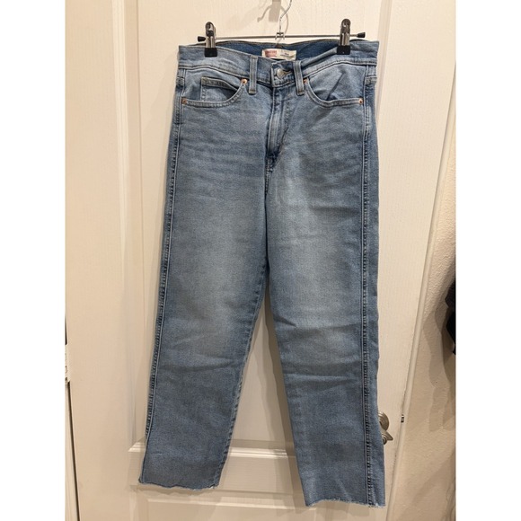 Levi's Denim - Signature Levis Strauss Women's High Rise Straight Jeans Blue‎ Size W27
